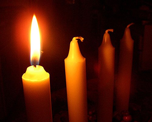 100% Pure Organic Beeswax Candles Handmade - 11 Inch Tall, 5/8 Inch Thick for Home Decor, Aromatherapy, Meditation & Romantic Ambiance