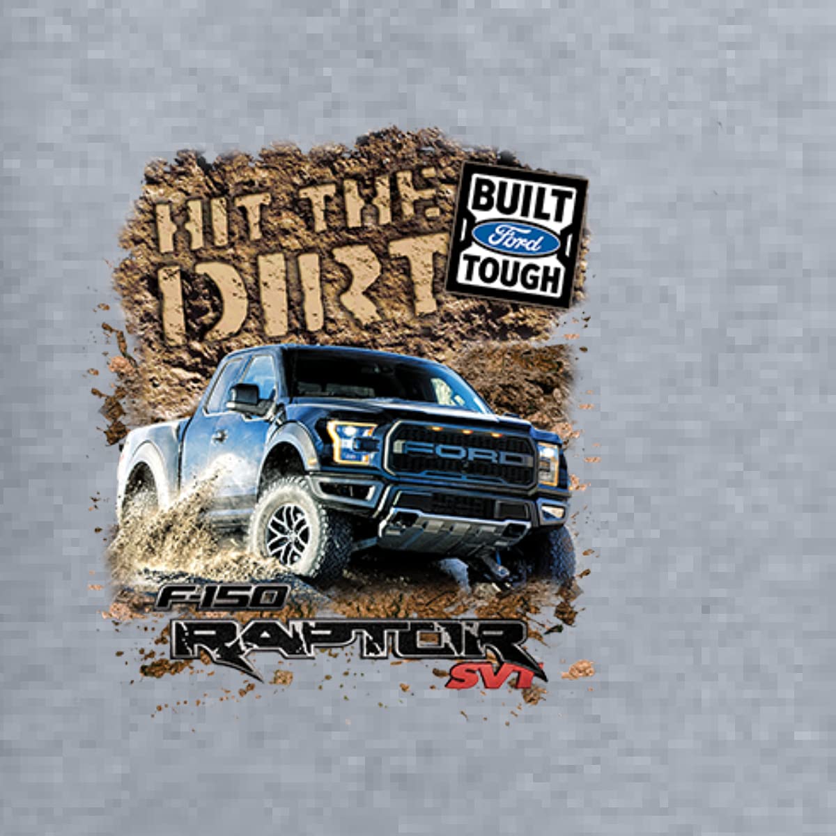 Ford Raptor Off-Road Graphic Unisex Crewneck Sweatshirt - Built Tough for Adventure | Perfect for Off-Roading, Car Enthusiasts & Truck Lovers