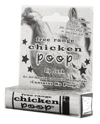 Organic Chicken Poop Lip Balm Moisturizer - 15 oz Jar (Pack of 16) | All-Natural Hydration for Dry, Chapped Lips | Perfect for Winter Care, Outdoor Activities & Daily Use