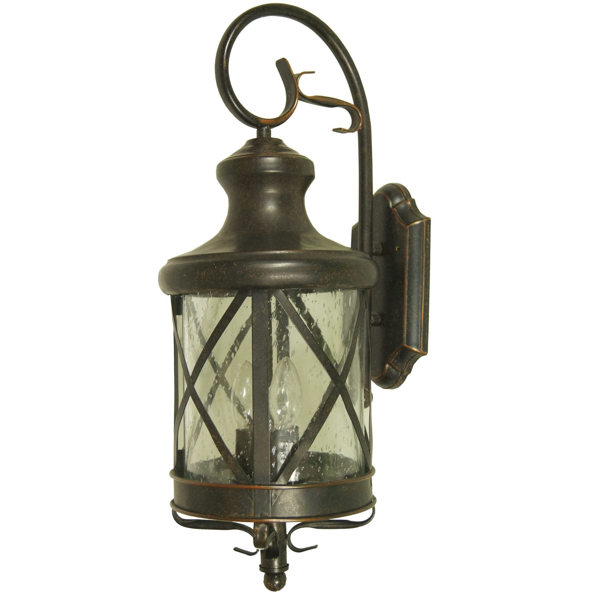 AA Warehousing Tayson 4-Light Outdoor Wall Sconce - Oil Rubbed Bronze Finish Exterior Lighting for Porch, Patio, Garage & Entryway