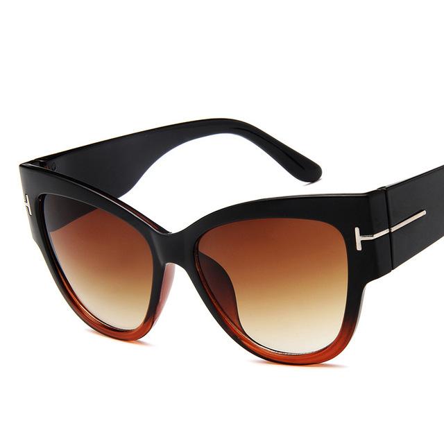 Stylish Brand Designer Cat Eye Sunglasses for Women - UV Protection, Fashionable & Trendy - Perfect for Beach, Driving & Outdoor Activities