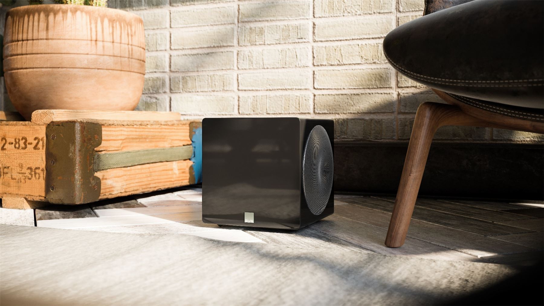 SVS 3000 Micro Subwoofer - Compact High-Performance Home Theater Subwoofer for Deep Bass | Perfect for Small Rooms, Gaming & Movie Nights