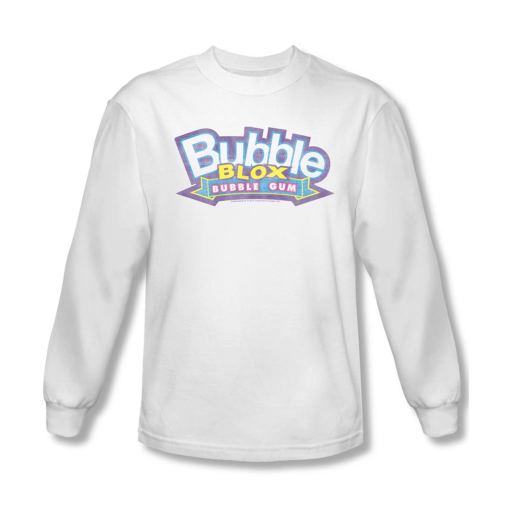 Dubble Bubble Men's Bubble Blox Long Sleeve T-Shirt - Comfortable Cotton Crewneck Shirt for Casual Wear, Street Style & Everyday Outfits