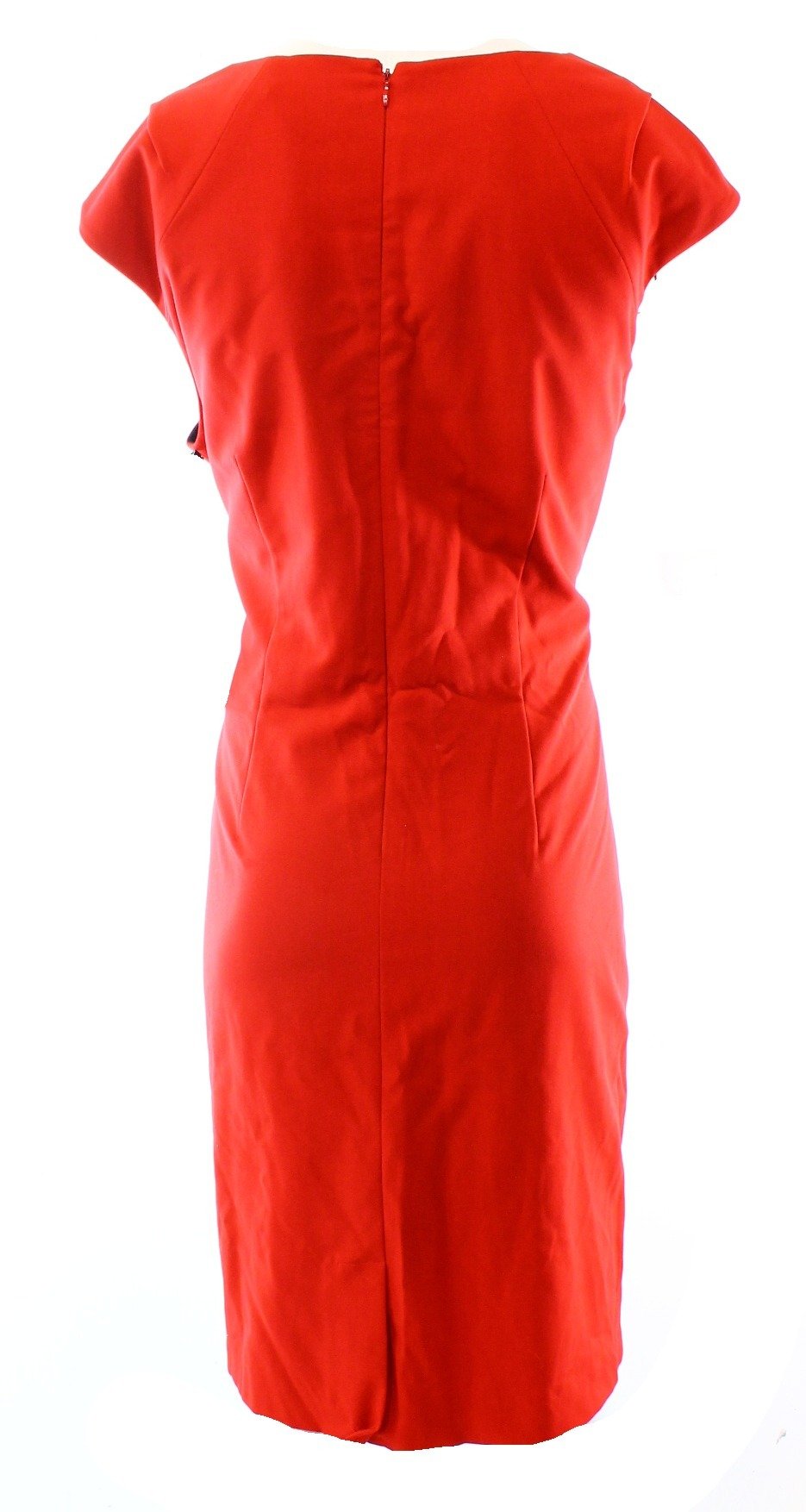 Calvin Klein Women's Plus Size Cap Sleeve Side Ruched Sheath Dress - Elegant Office Wear & Special Occasion Outfit