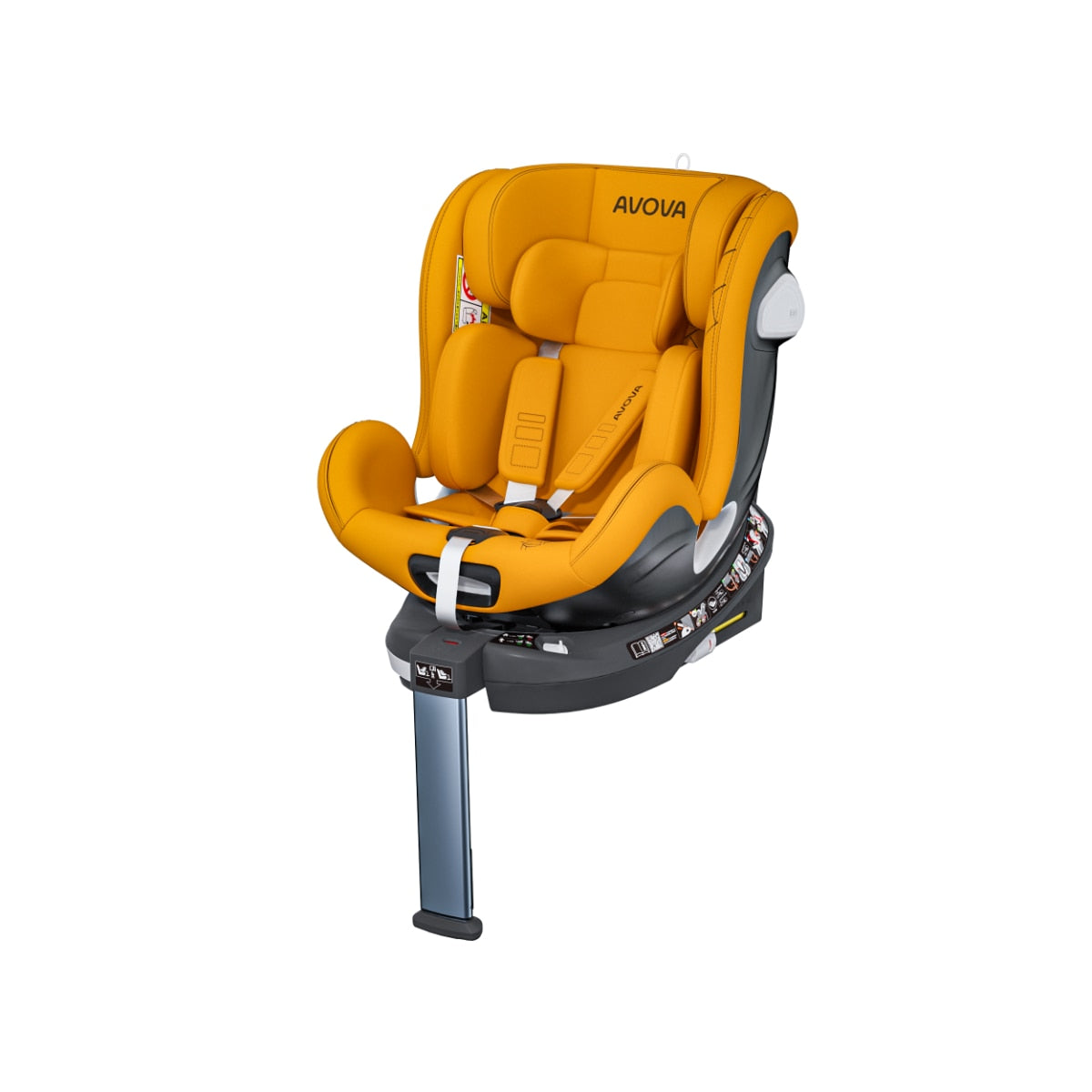 Avova Swan Fix i-Size Child Car Seat - Safe & Comfortable for Babies & Toddlers - Ideal for Long Road Trips & Daily Commutes