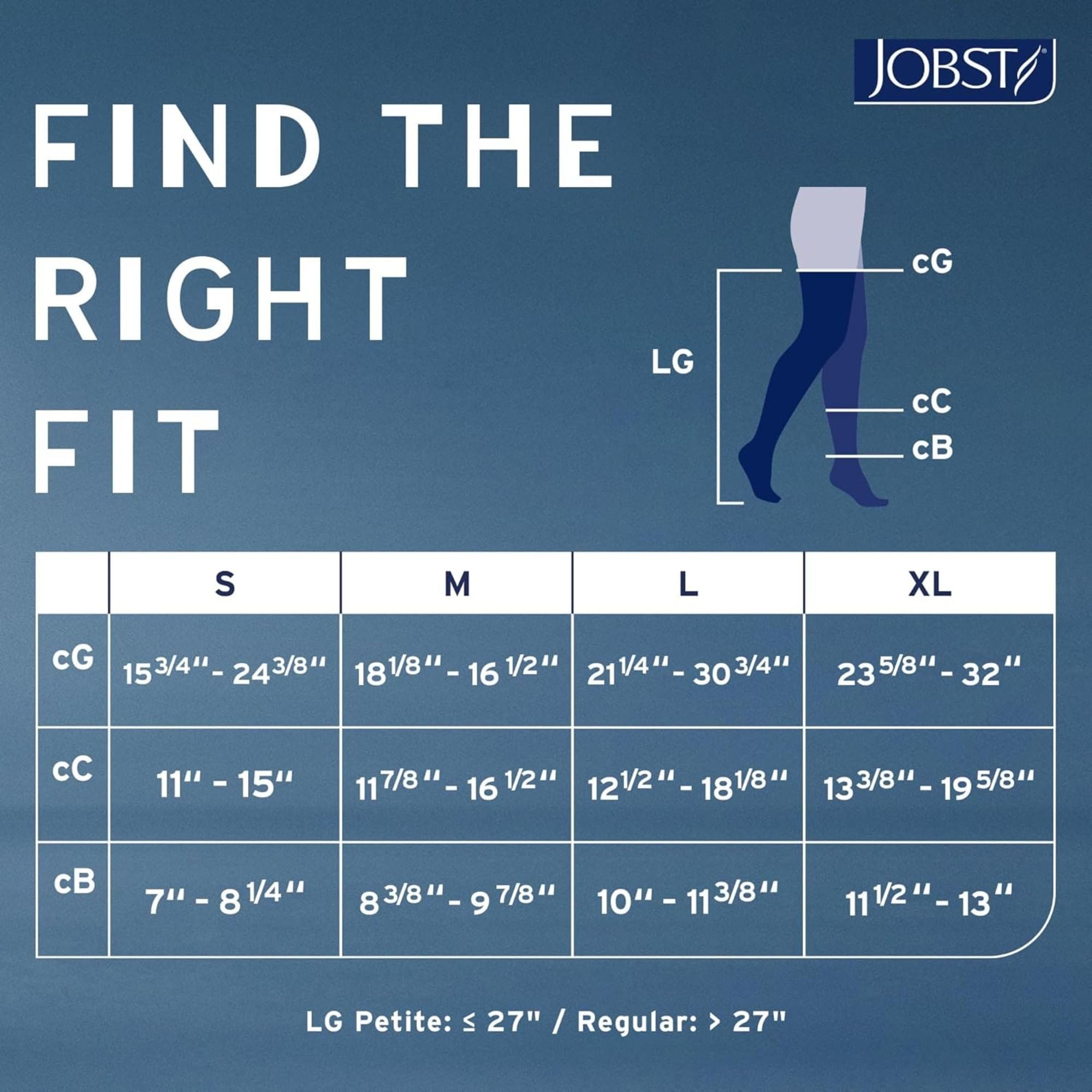 JOBST Relief 30-40 mmHg Waist High Compression Stockings for Women & Men - Medical Grade Pantyhose with Closed Toe for Circulation, Varicose Veins & Swelling Relief - Perfect for Travel, Work & Pregnancy Support