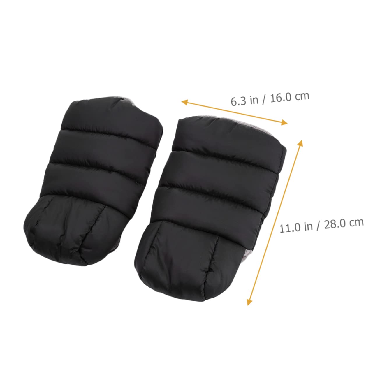 VICASKY 5 Pairs Winter Baby Stroller Gloves - Soft Handle Covers for Strollers & Prams - Universal Fit for Most Standard Models - Keep Hands Warm During Cold Weather Walks & Outdoor Activities
