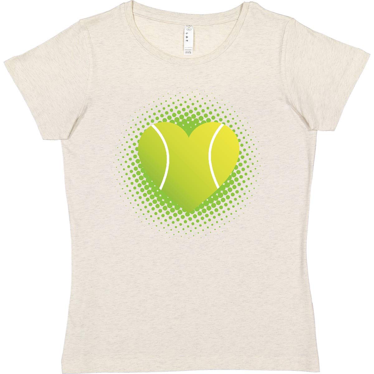 Inktastic Softball Player Heart Ball Coach Gift Women's T-Shirt - Perfect for Coaches, Players & Fans - Great for Games, Practice & Team Spirit