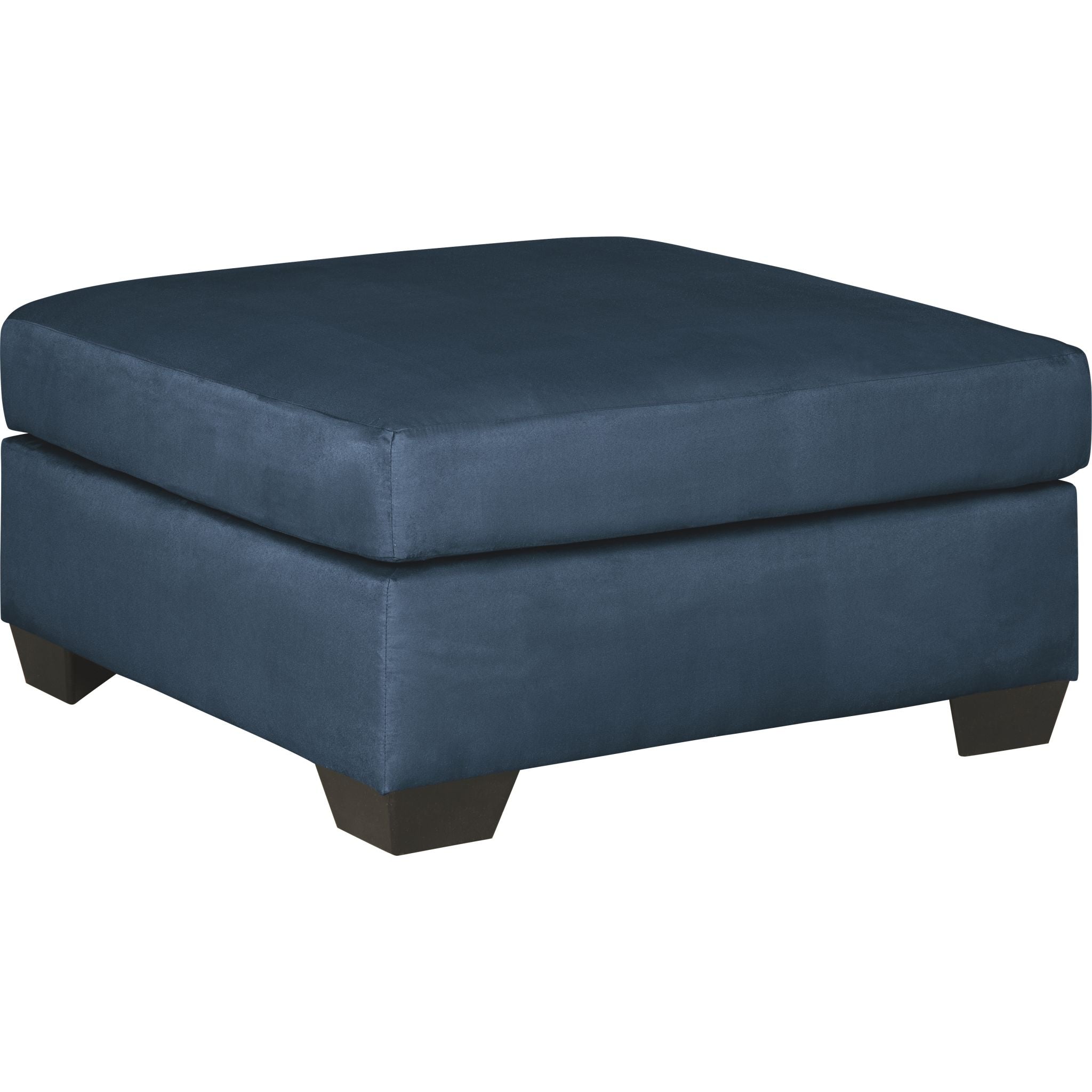 Darcy Oversized Accent Ottoman - Large Round Footstool Pouf with Tufted Design, Perfect for Living Room, Bedroom or Nursery Decor