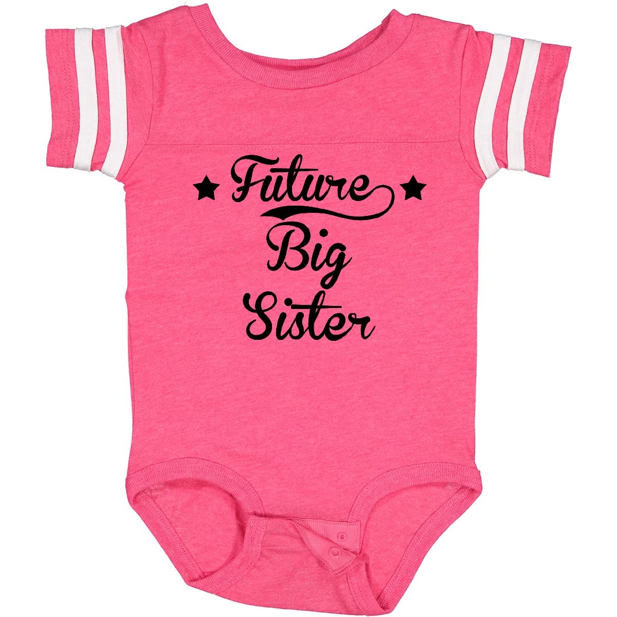 Inktastic Future Big Sister Baby Bodysuit - Cute & Comfortable Infant Onesie for Newborn Siblings - Perfect for Announcements, Photo Shoots & Family Gifts