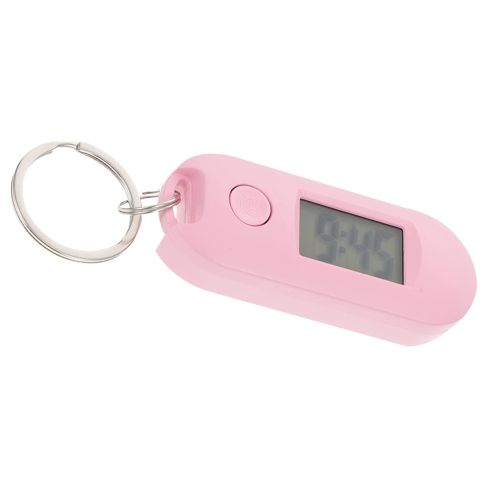 Mikikit Digital Pocket Watch with Clip and Keychain - Silent Hanging Nurse Watch for Boys, Nurses & Professionals | Perfect for Medical, School & Work Use
