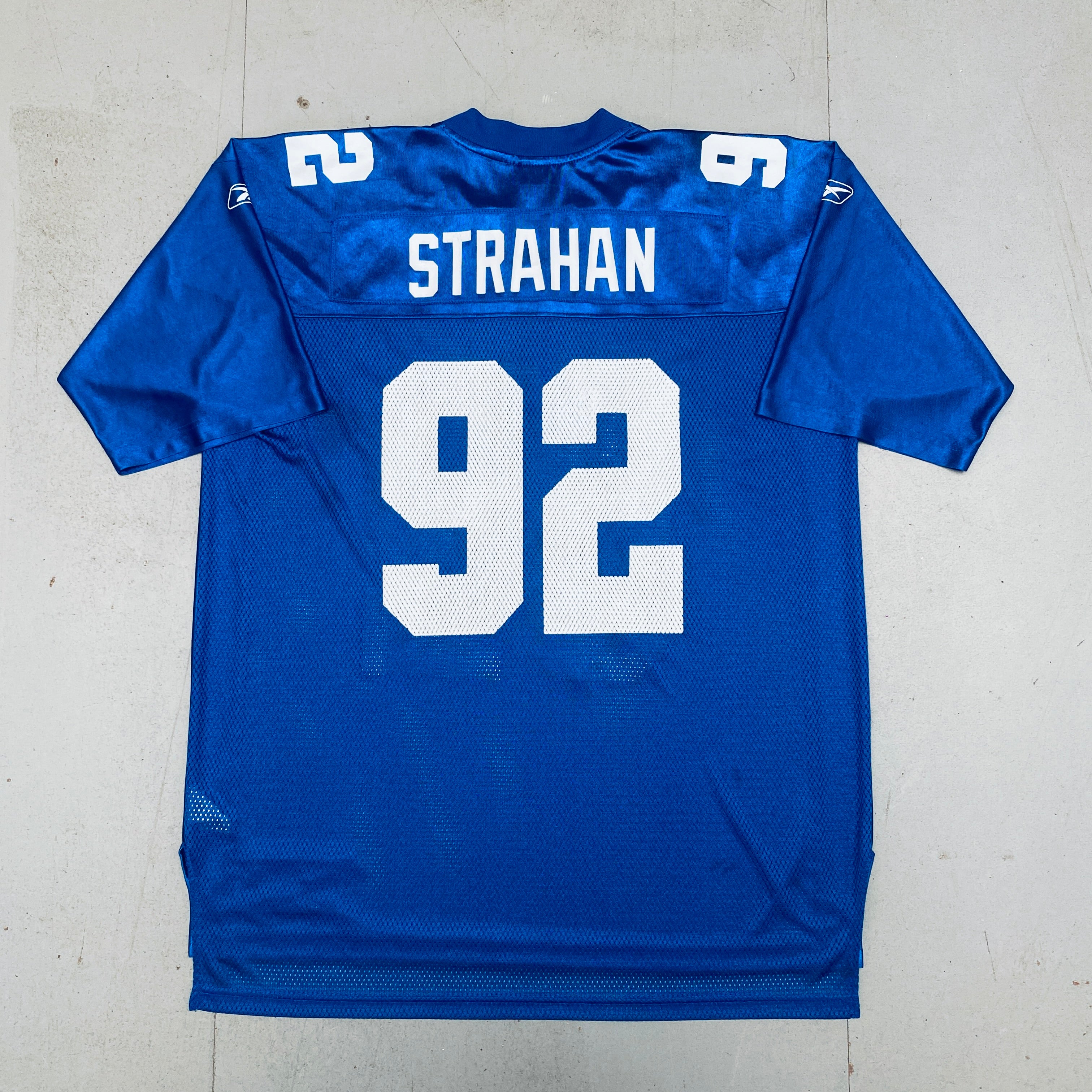 Authentic New York Giants Michael Strahan 2002/03 NFL Jersey - XL Size for Men | Perfect for Game Day, Fan Events & Sports Memorabilia Collection