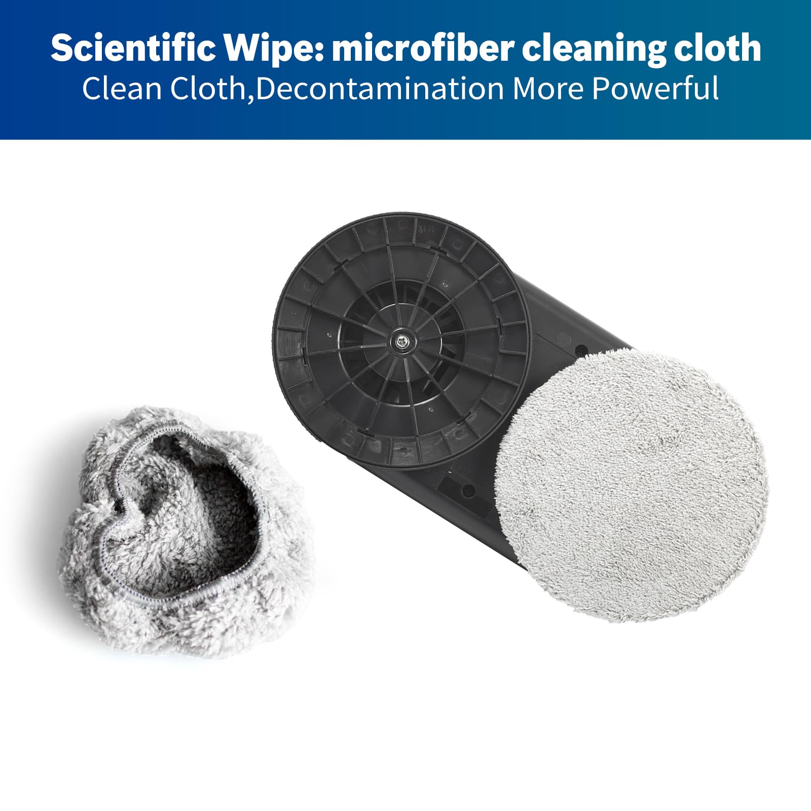 Robot Window Cleaning Pads - 12 Pack for SWLR0001/SWLR0002 - Streak-Free Shine