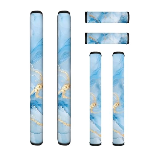 Light Blue Gold Marble