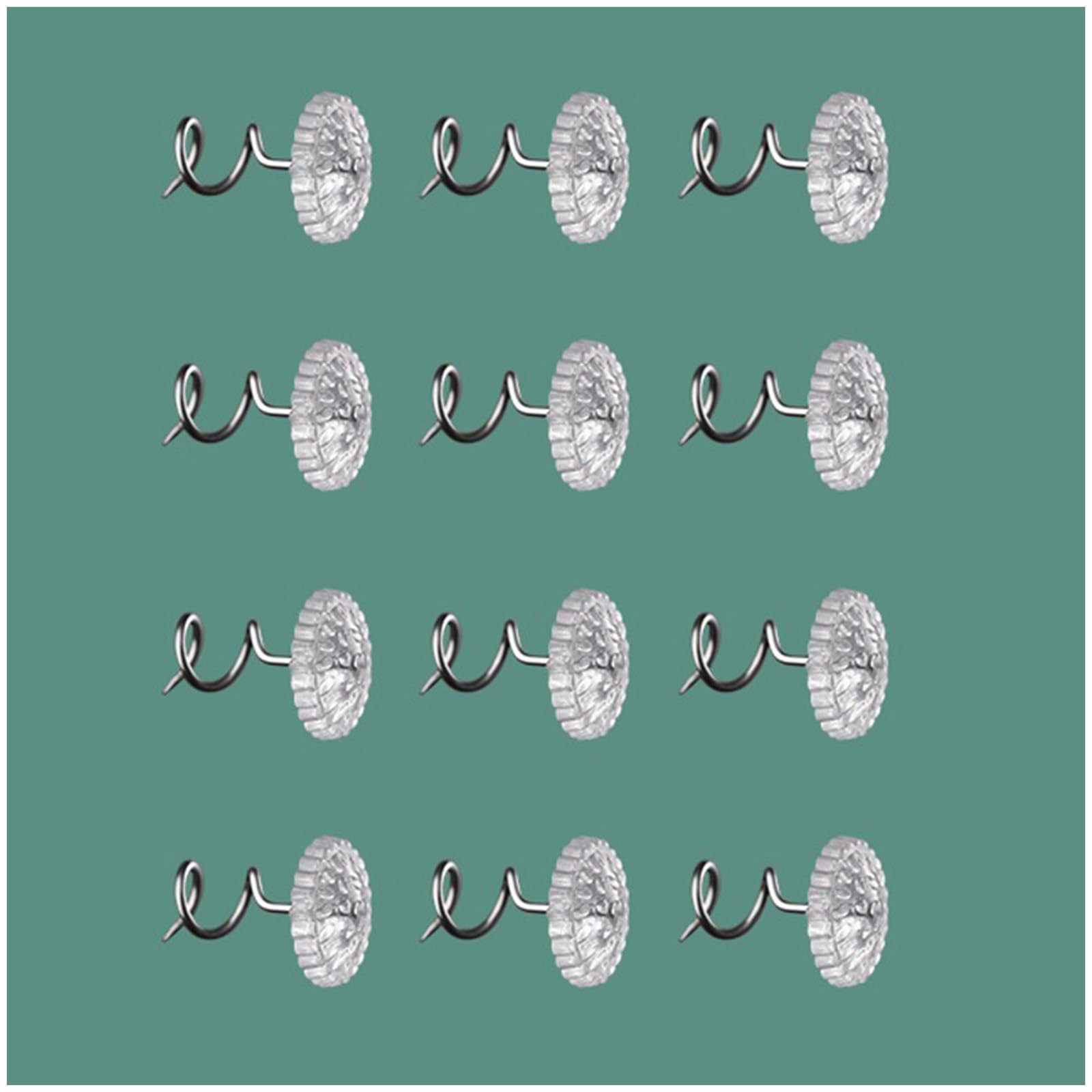 50 Clear Head Bed Skirt Pins for Upholstery & Sofa - Home Decor Essentials