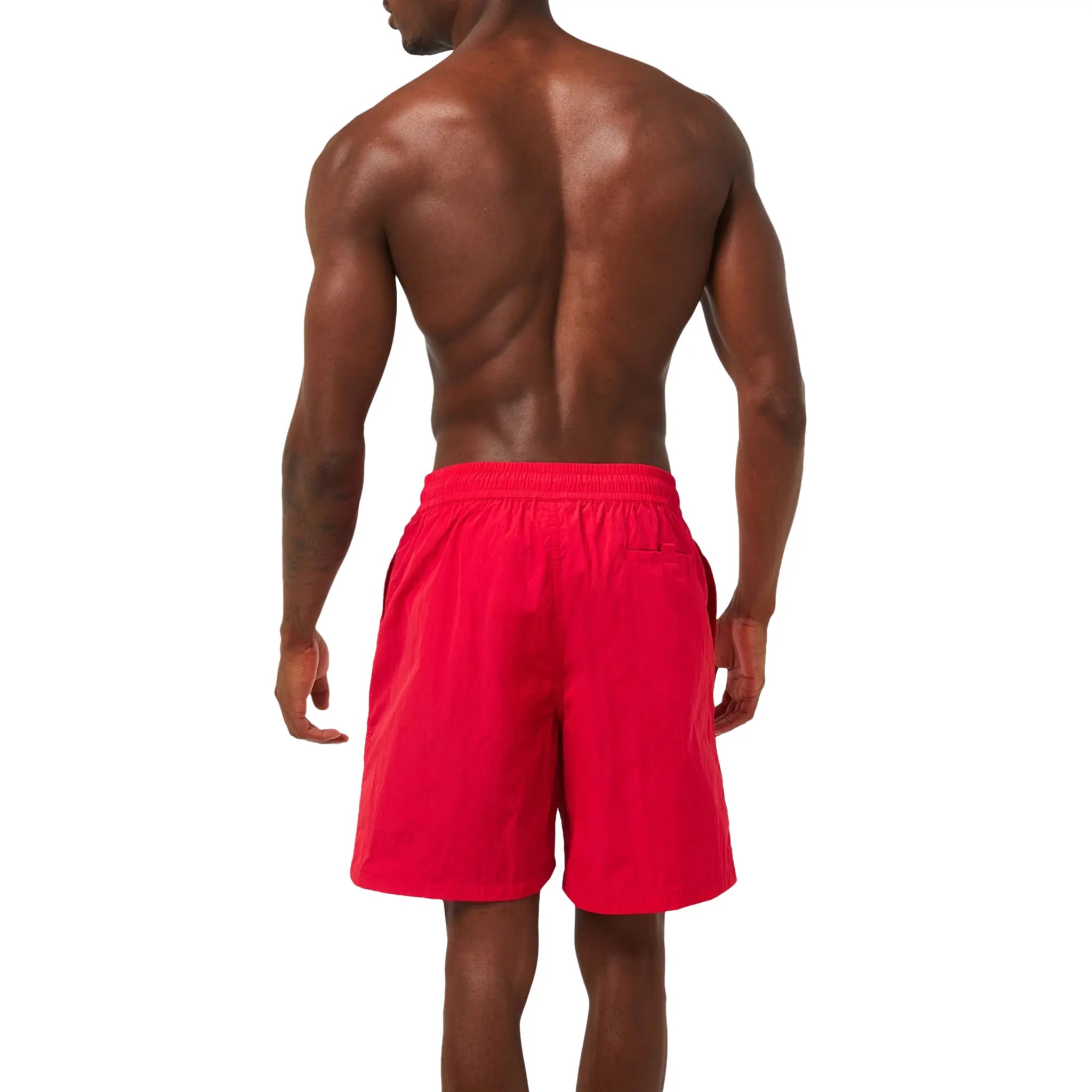 IC Run Dog Red Swim Shorts for Men - Quick-Dry Comfortable Beach Swimwear for Swimming, Surfing & Summer Outdoors