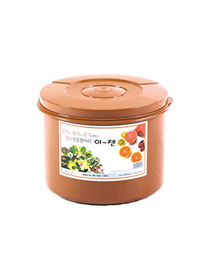 Premium Kimchi & Sauerkraut Fermentation Container with Inner Vacuum Lid - 1.3 Gallon (5L) Probiotic Fermenting Jar for Homemade Pickles, Vegetables & Healthy Gut Foods - Perfect for Kitchen, Meal Prep & DIY Fermentation Projects
