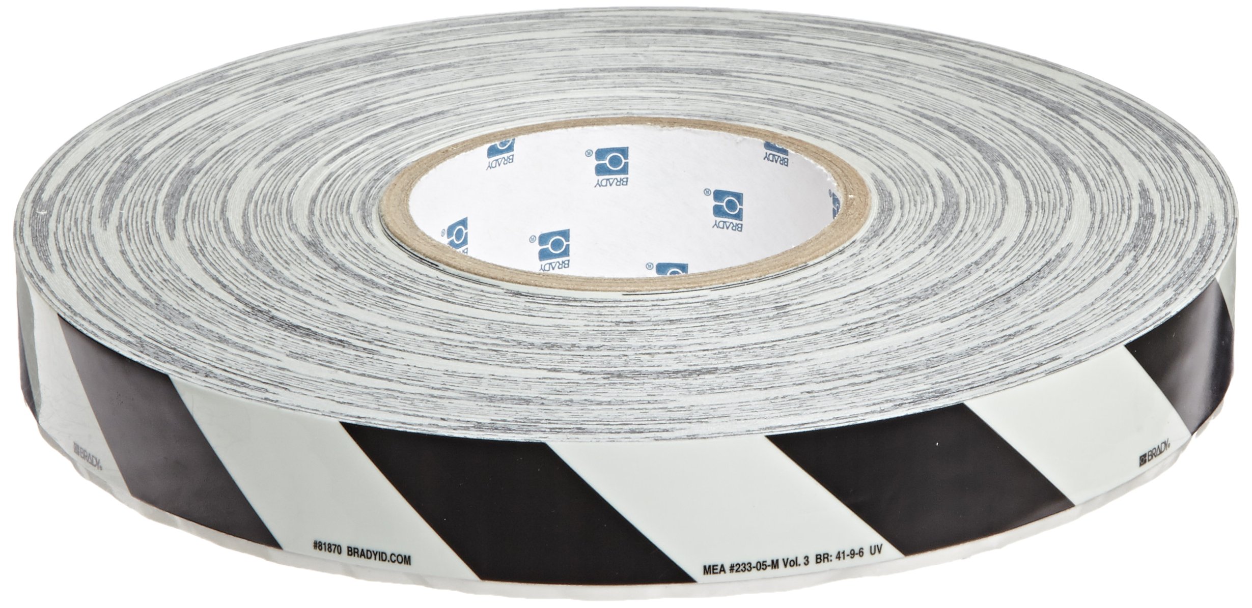 Brady 81870 High Intensity Glow-In-The-Dark Hazard Tape - 1