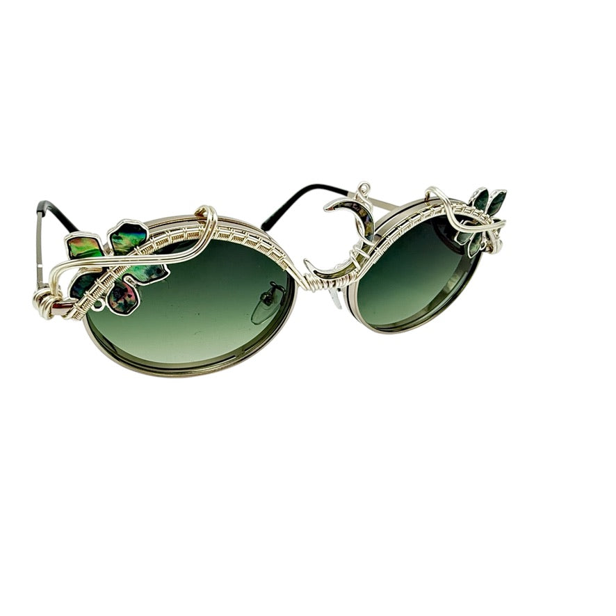 Limited Edition Abalone Moonflower Jewelry – Elegant Necklace for Women, Perfect for Weddings, Parties & Special Occasions