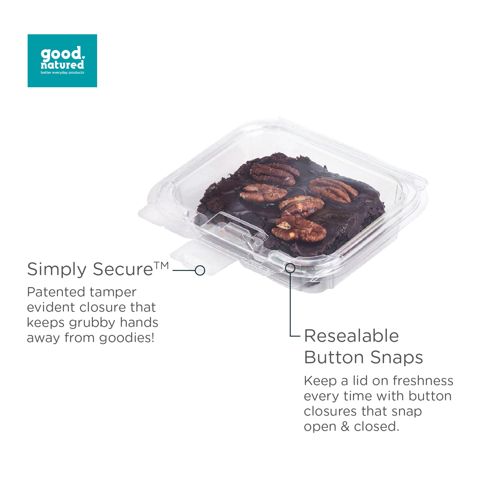 Eco-Friendly 8 oz. Clear Food Storage Containers - Pack of 312 BPA-Free Plant-Based Clamshell Boxes | Secure Top Seal for Meal Prep, Leftovers & Pantry Organization | Sustainable Food Packaging for Home & Commercial Use