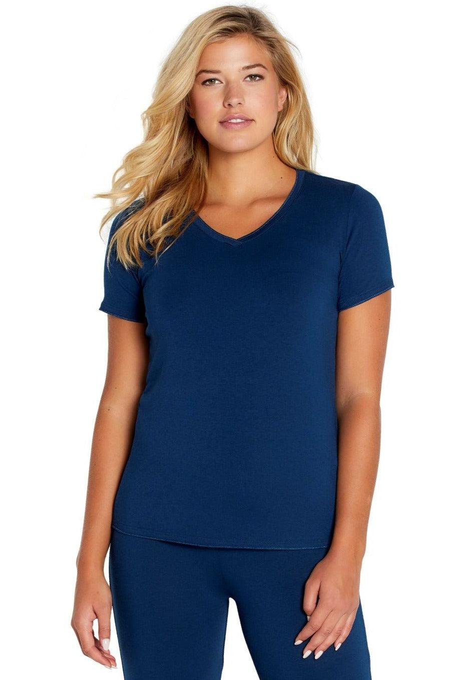Stylish Women's Short Sleeve V-Neck T-Shirt - Soft Cotton Casual Tee for Everyday Wear | Perfect for Work, Gym & Weekend Outfits