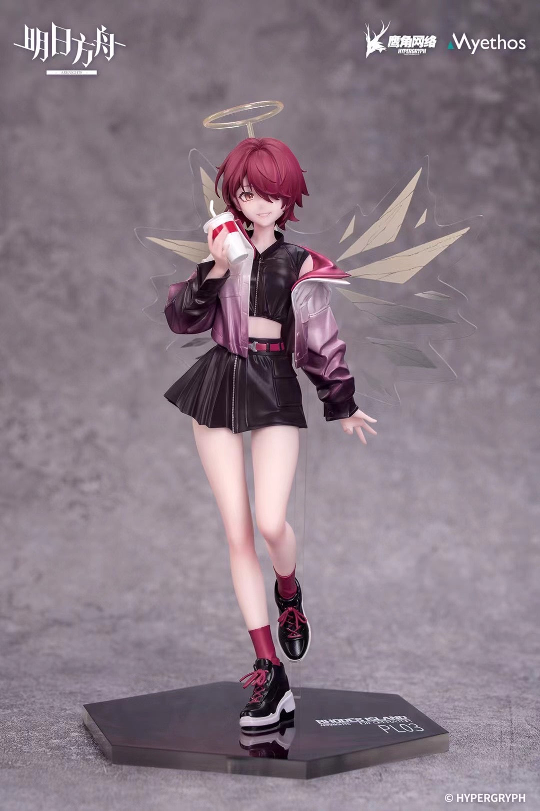 Myethos Studio Licensed Arknights Exusiai Figure (Gift+ Series) - Anime Collectible for Fans, Perfect for Display in Home or Office