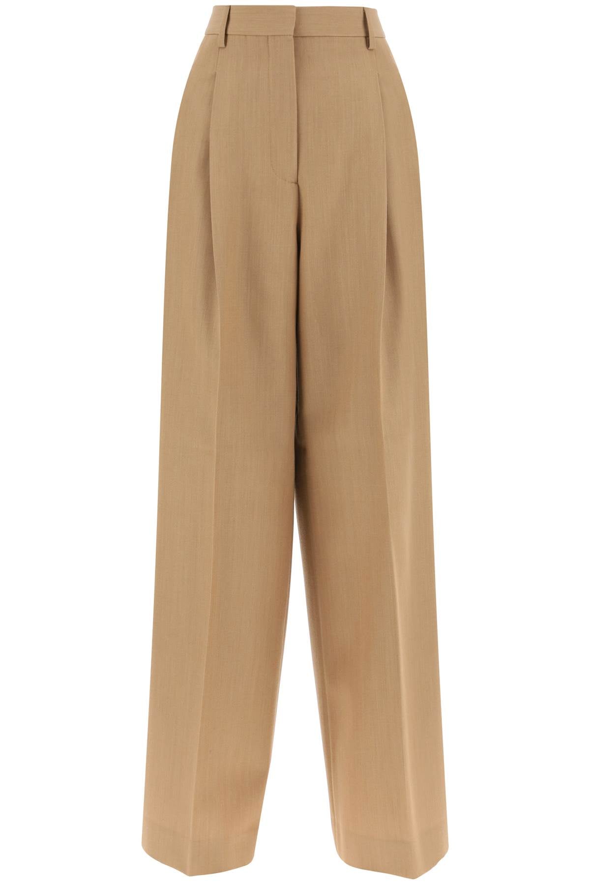Burberry 'Madge' Wool Pants with Darts - Classic Tailored Trousers for Women | Office Wear & Smart Casual Outfits
