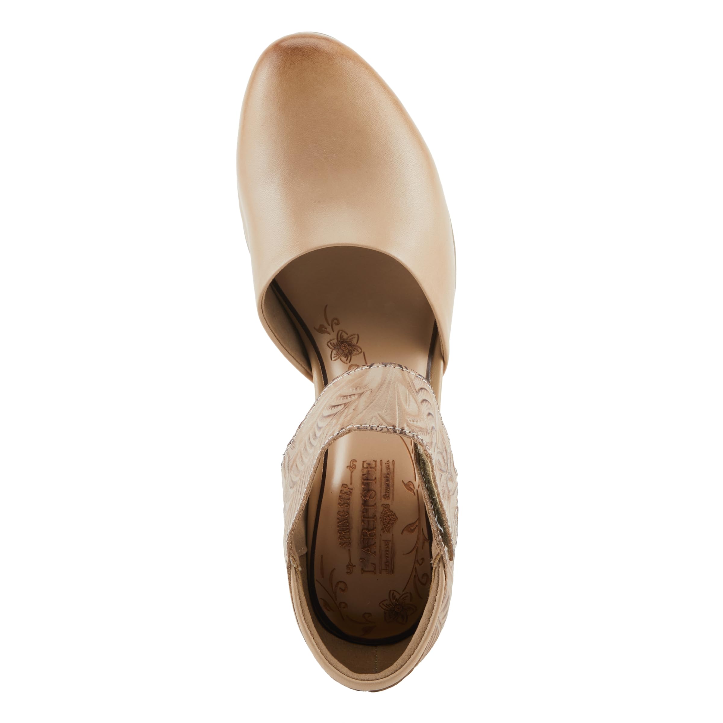 Spring Step L'Artiste Women's Comfortable Toolie Pump Shoes - Stylish Low Heel Pumps for Work, Office & Special Occasions