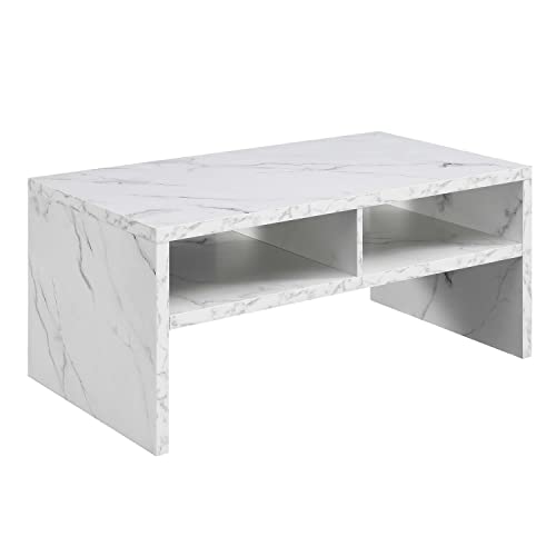 White Faux Marble