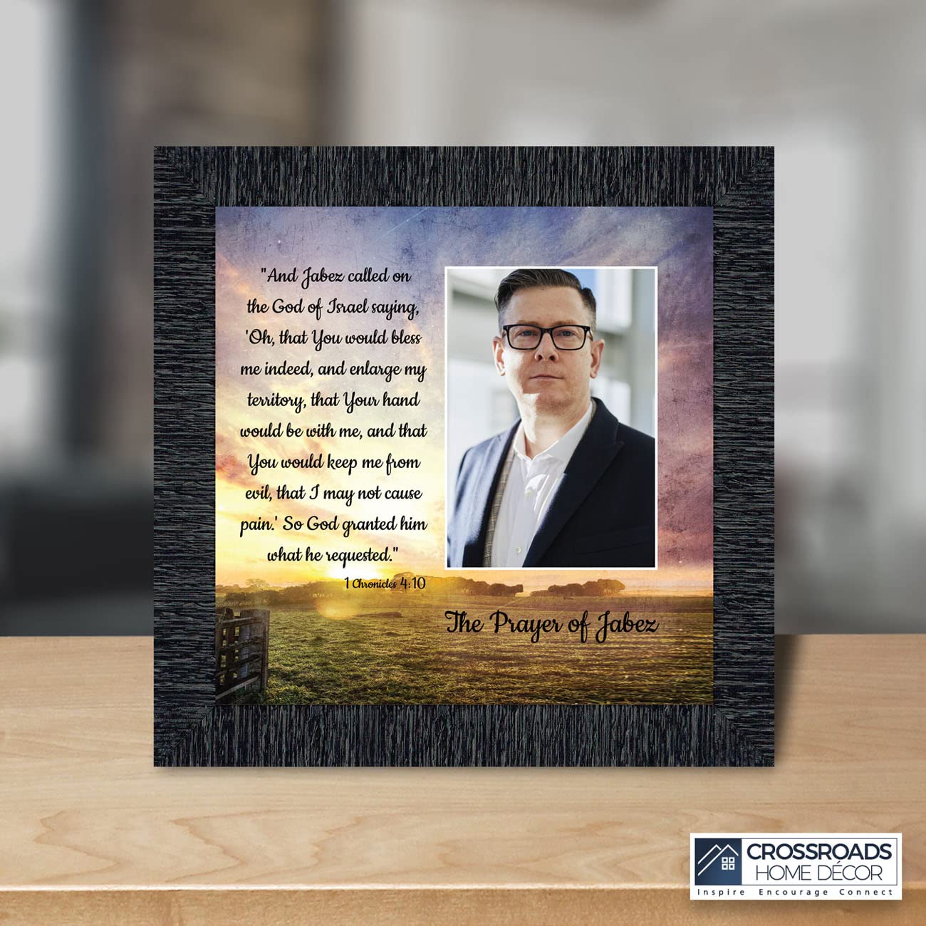 Prayer of Jabez Wall Art - Christian Scripture Decor for Home & Gifts