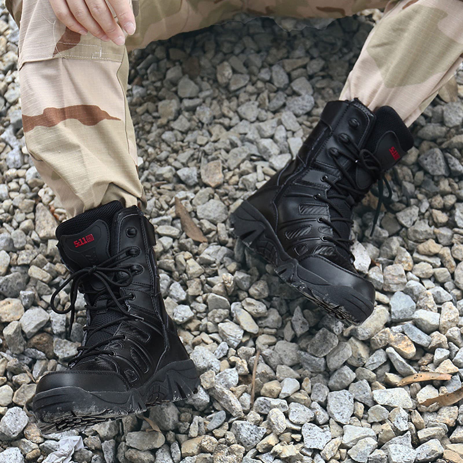 Men's Tactical Boots - Waterproof Military Combat Hiking Boots for Outdoor Trekking, Mountaineering & Backpacking | Durable & Comfortable for Hunting, Camping & Work