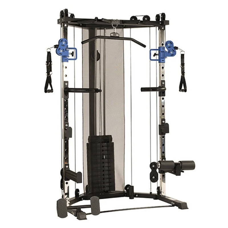 Mighty Max X302 Functional Trainer & Half Rack - Home Gym Strength Training Equipment for Full Body Workouts, Weight Lifting & CrossFit