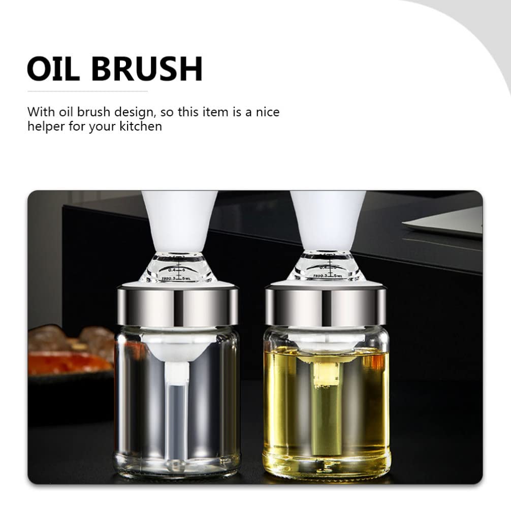 **Hemoton 1 Set Kitchen Oil Brush Set - Olive Oil Dispenser, Pancake Brush, Grill Brush, Honey Pastry Brush - Perfect for Baking, Grilling & Barbecue**