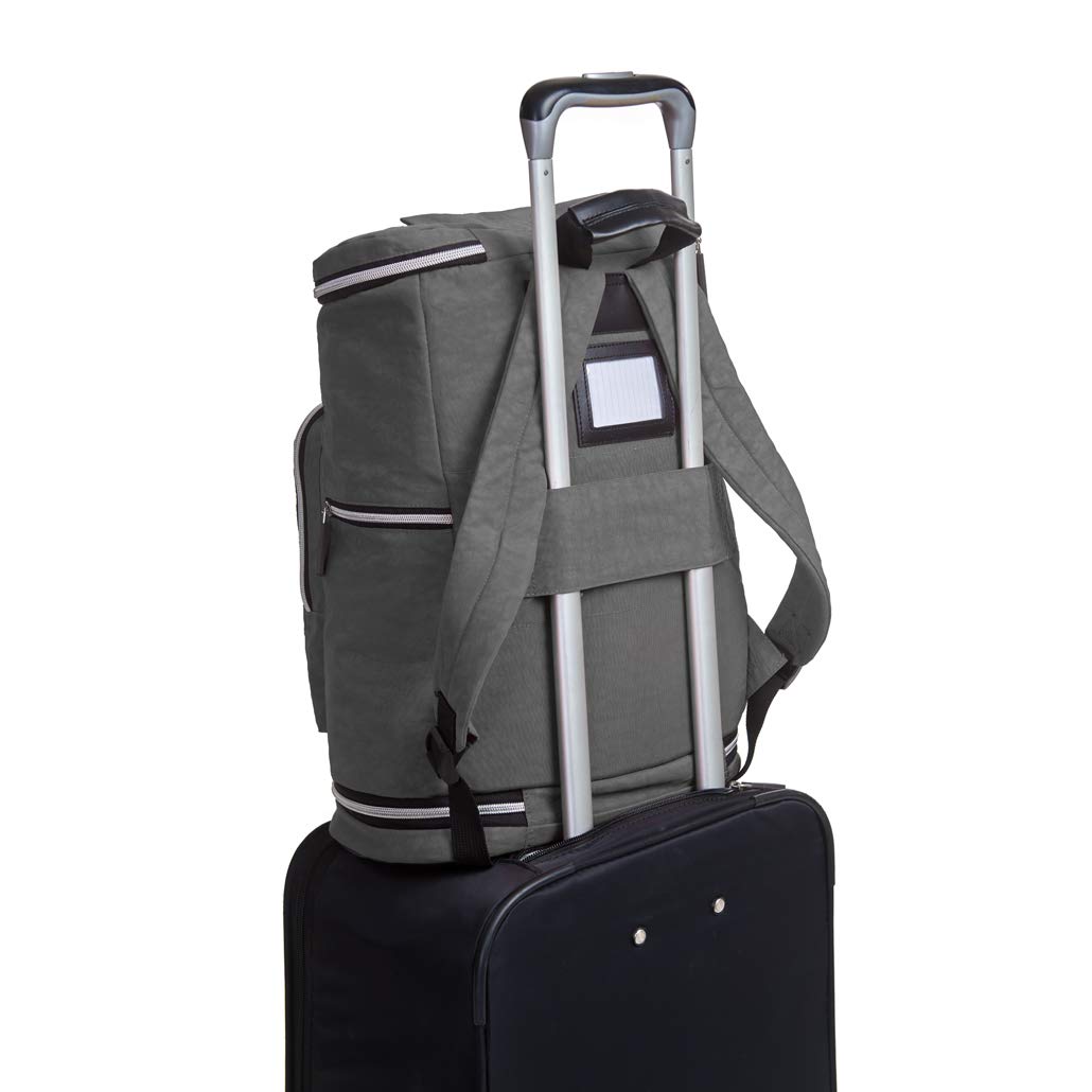 Biaggi Zipsak TSA-Friendly Travel Laptop Backpack for 16-Inch Notebook - Stylish & Durable Computer Bag for Men & Women - Perfect for College, Business Trips, Work Commute & Air Travel