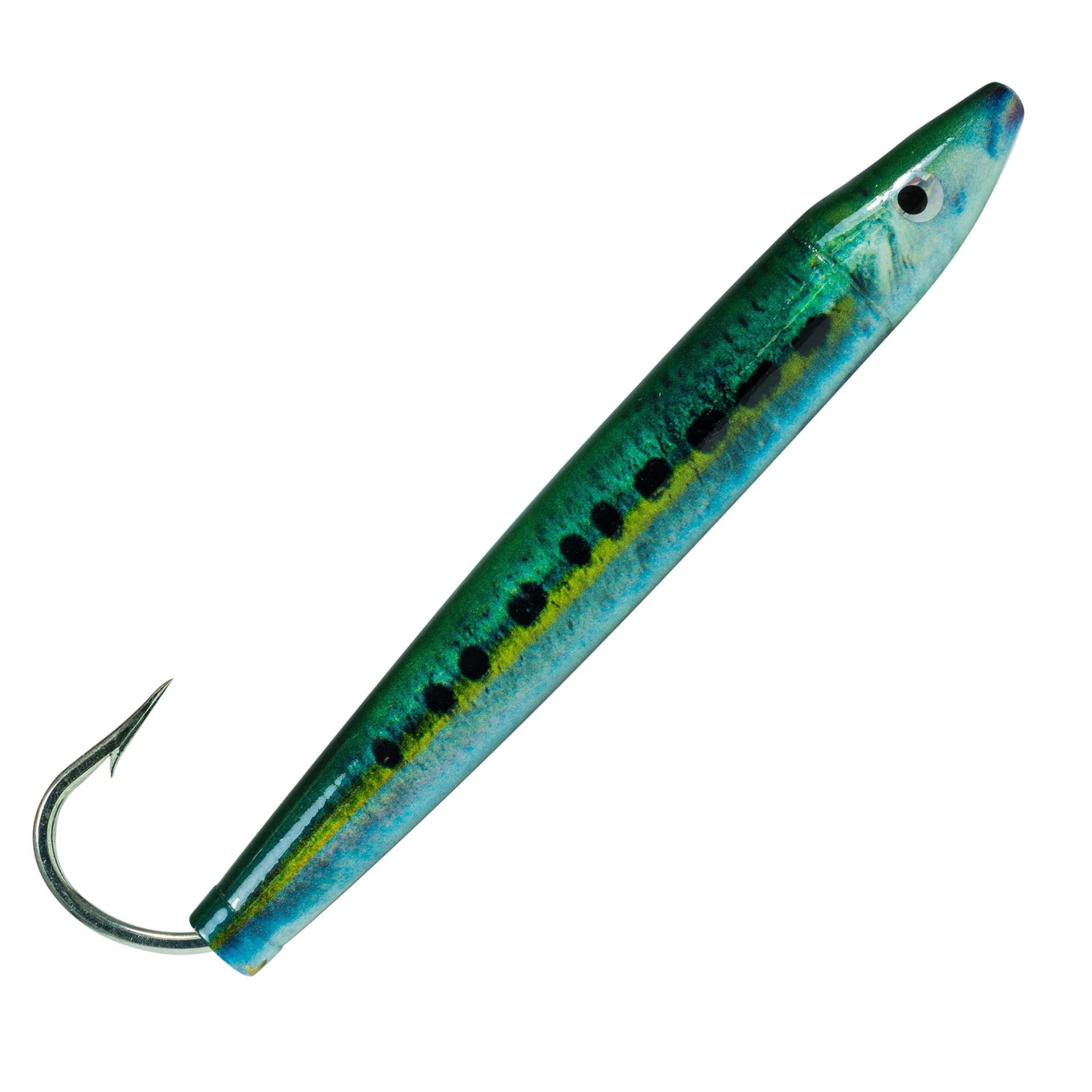Ahi USA Cedar Plugs 6 Rigged Fishing Lures - Saltwater Trolling Lures for Tuna, Marlin & Mahi - Perfect for Offshore & Deep Sea Fishing