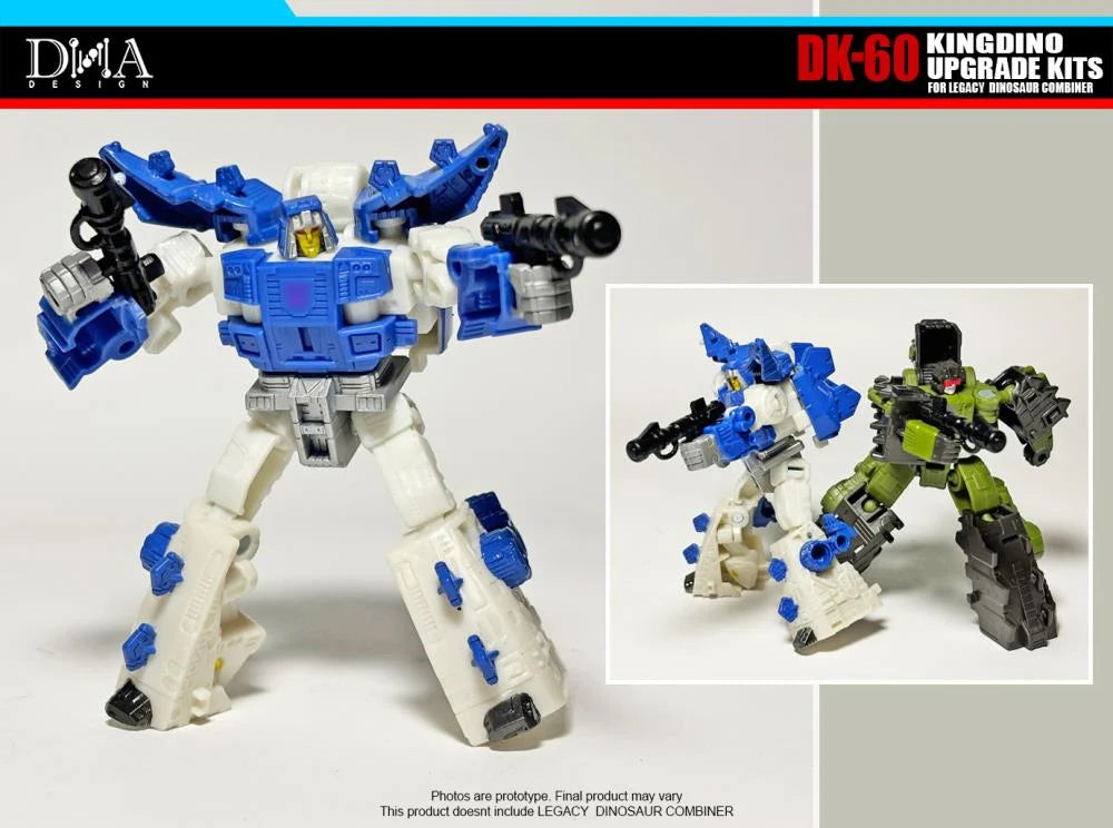 DNA Design DK 60 Upgrade Kit for Legacy Dinoking - Premium Replacement Parts for Transformers Collectors | Perfect for Display, Customization & Toy Restoration