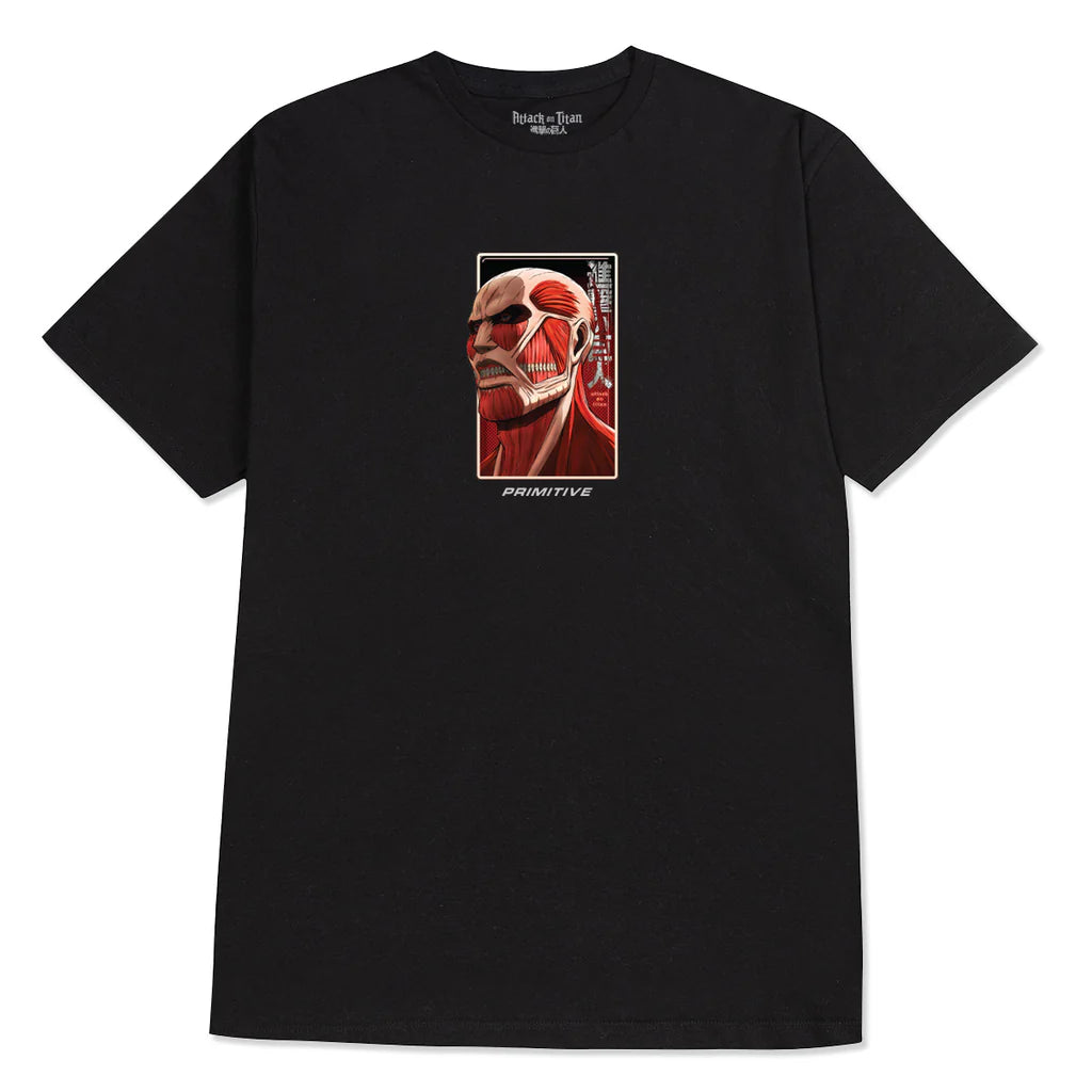 Primitive Tee Colossal Dirty P Black - Trendy Graphic T-Shirt for Men & Women | Perfect for Streetwear, Casual Outfits & Skateboarding