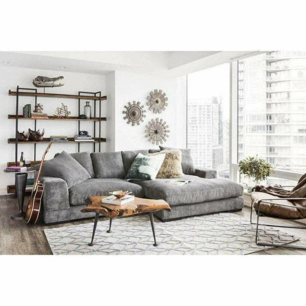 68 Inch Large Brown Industrial Bookshelf - Rustic Wooden Bookcase for Living Room, Office, or Library - Heavy Duty Storage Shelf for Books, Decor, and Display