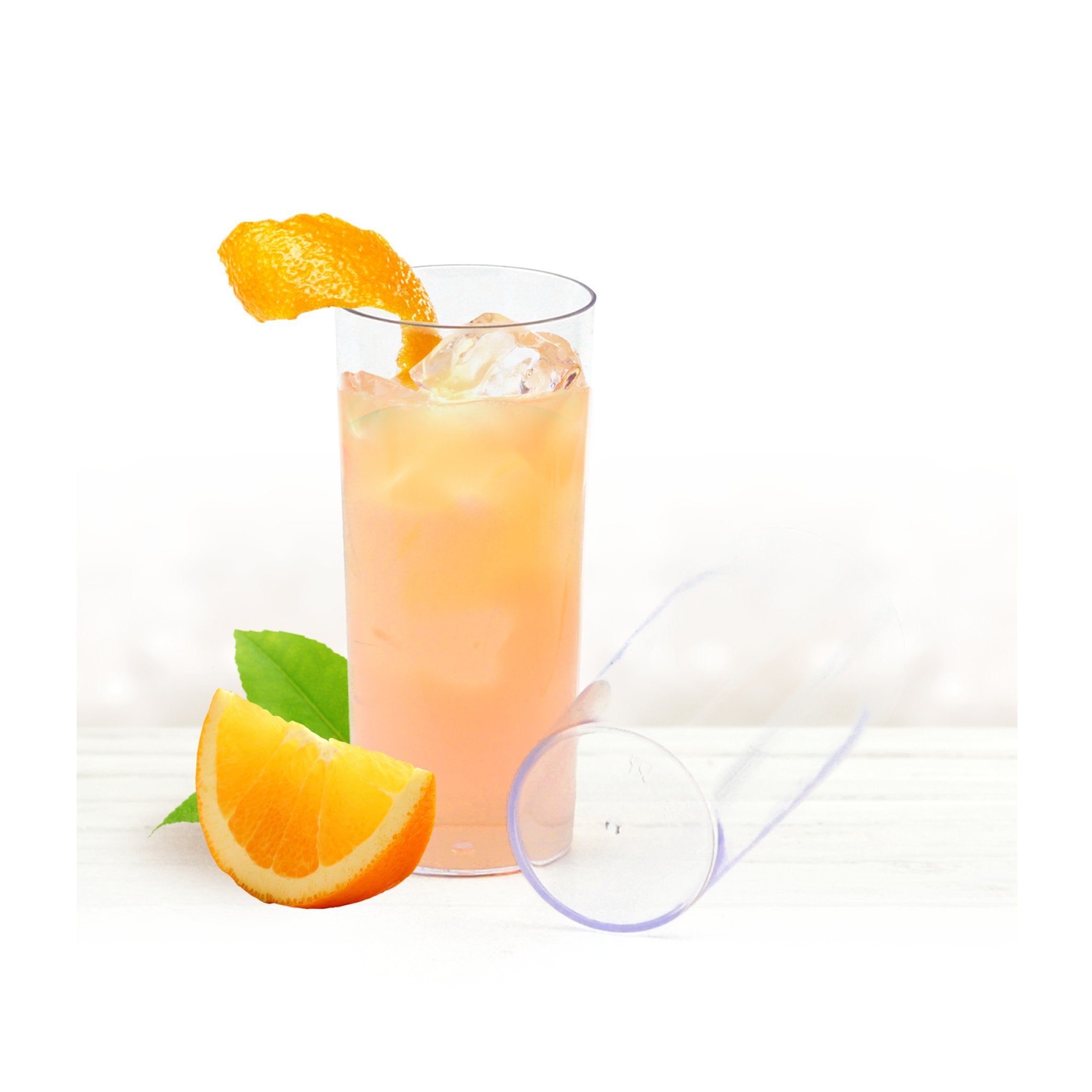 5 oz. Clear Plastic Highball Glasses - Set of 10 | Shatterproof & Reusable Drinking Cups for Cocktails, Beer, Soda | Perfect for Parties, Bars, Restaurants & Outdoor Events
