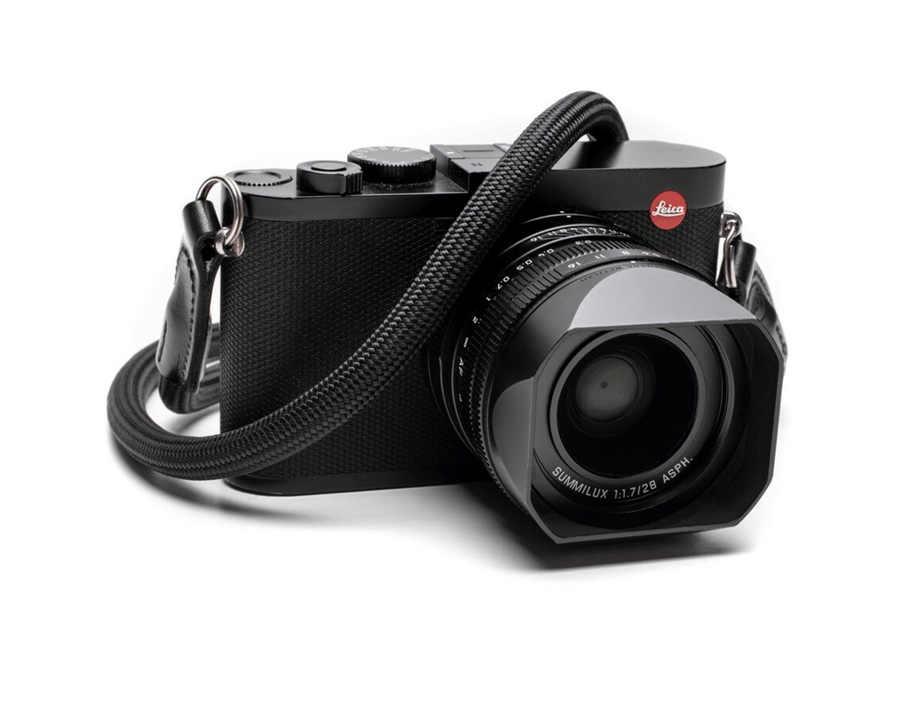 Leica Camera Rope Strap - 100cm Adjustable Black Neck Strap for DSLR & Mirrorless Cameras - Perfect for Travel, Hiking & Outdoor Photography