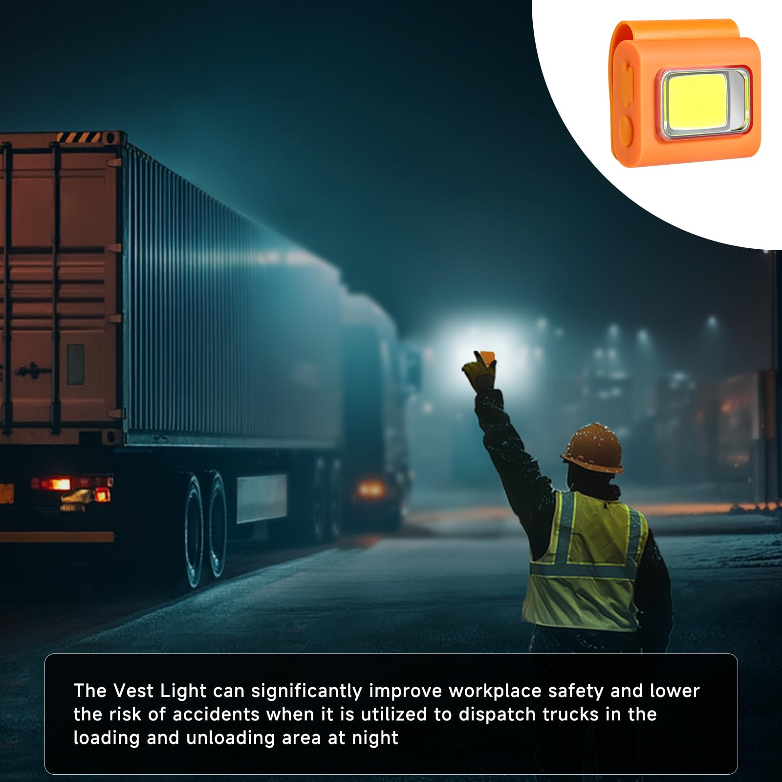 Best Reflective Safety Vest with LED Lights for Running, Cycling & Night Work - High Visibility Gear for Outdoor Activities
