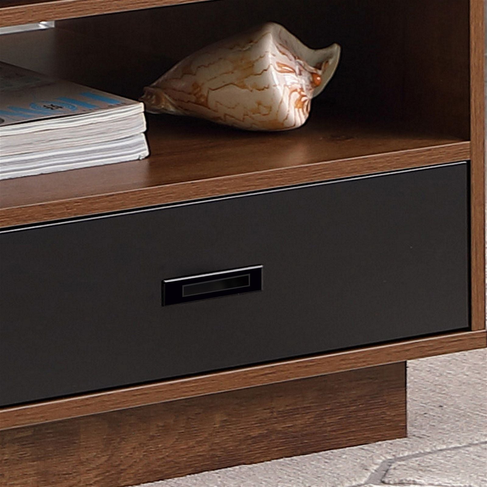 Tauris Hollywood Dark Oak Coffee Table - Modern Living Room Furniture for Home Decor & Entertainment