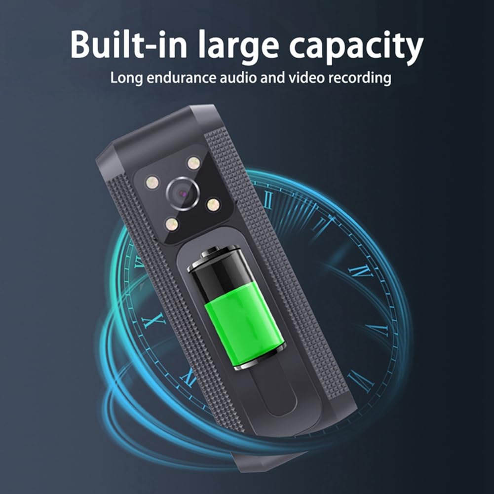 FLCIVSH HD 1080P Mini Spy Camera Pen - Night Vision, Motion Detection, Small Hidden Body Camera for Home Security, Office Surveillance & Secret Recording (DVR Camcorder) - Perfect for Covert Monitoring, Nanny Cams & Evidence Collection