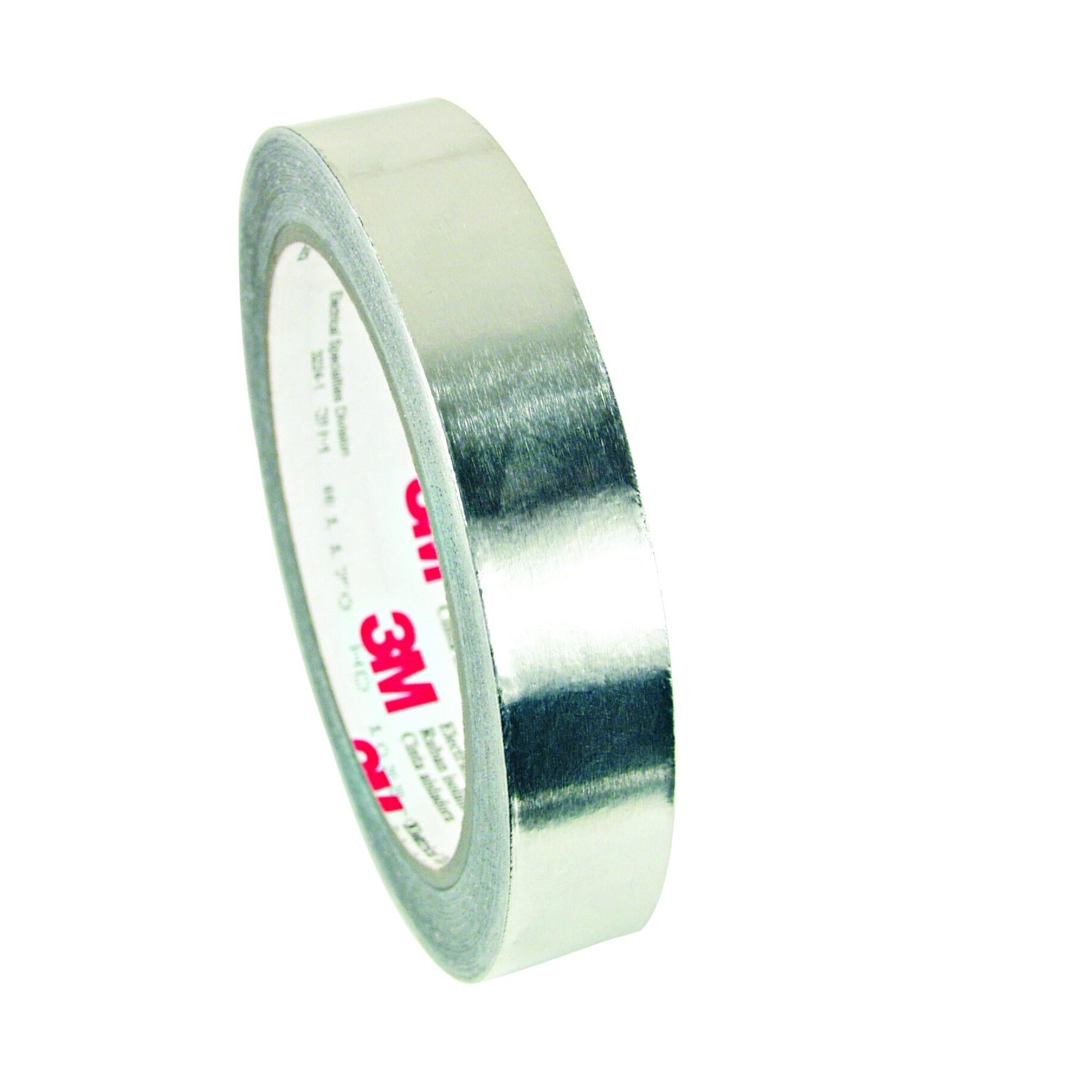 3M Aluminum Foil Tape 1115B - 38.5 Inch x 60 Yard Heavy Duty HVAC Tape - Silver Reflective Adhesive for Ductwork, Pipes & Insulation - Heat Resistant, Waterproof Sealing Solution for Home & Industrial Use