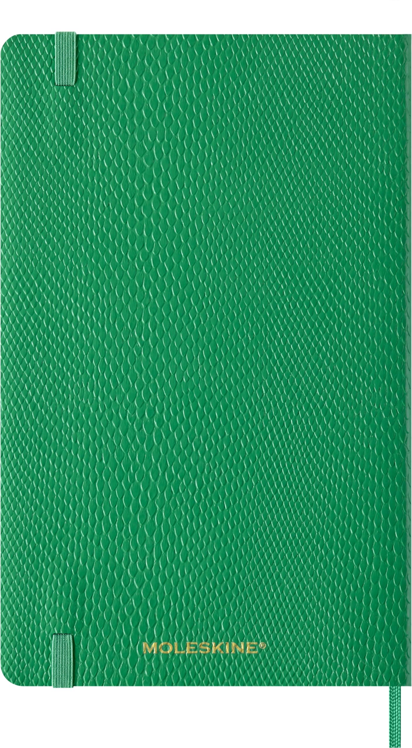 Moleskine 2025 Weekly Planner - Vegan Soft Cover, 12-Month Agenda with Notes Space, Large 13x21 cm, Gift Box Included (Green) - Perfect for Work, School & Personal Organization