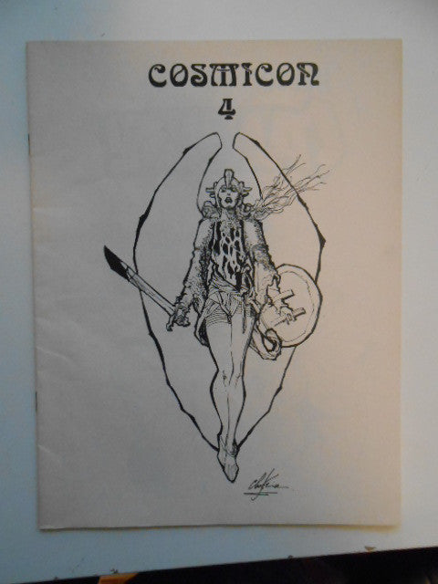 Vintage 1975 Cosmic Con Rare Show Program - Collectible Comic Book Convention Memorabilia for Fans & Collectors - Perfect for Display, Gifts, and Nostalgic Decor