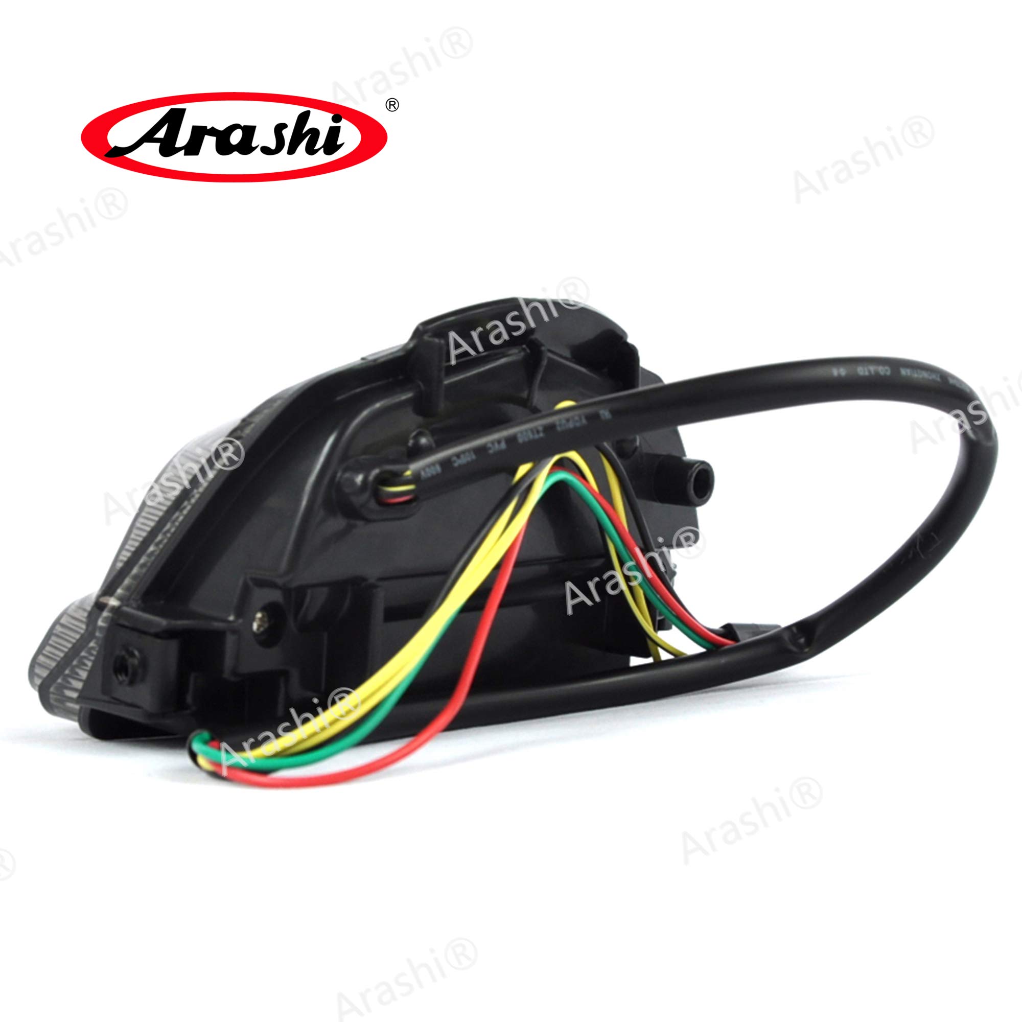 Arashi LED Integrated Tail Lights for Honda CBR1000RR 2008-2016 - Smoke Lens Turn Signal Brake Taillight Replacement - Motorcycle Accessories for Improved Visibility & Style - Perfect for Night Riding & Custom Bike Builds