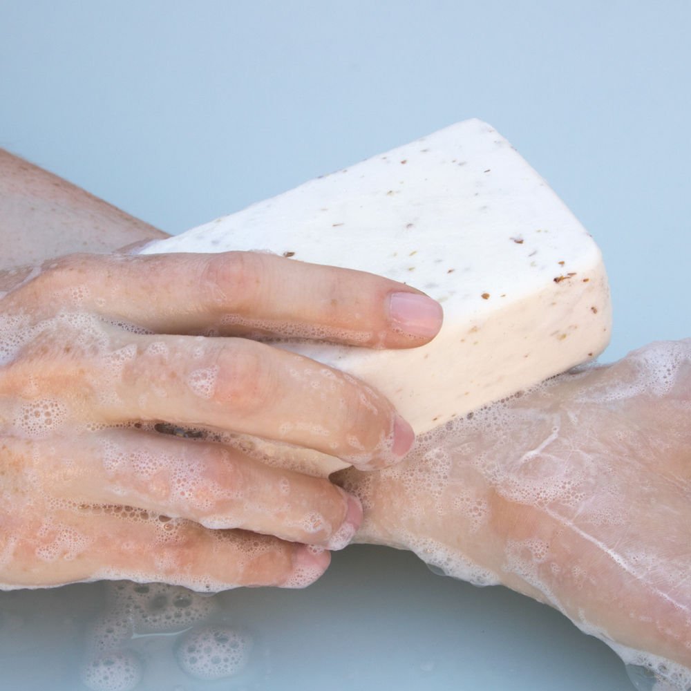 Exfoliating Body Soap with Oatmeal & Bamboo Extract - Gentle Skin Cleanser for Dry & Sensitive Skin - Perfect for Shower & Spa Day Self-Care Routine