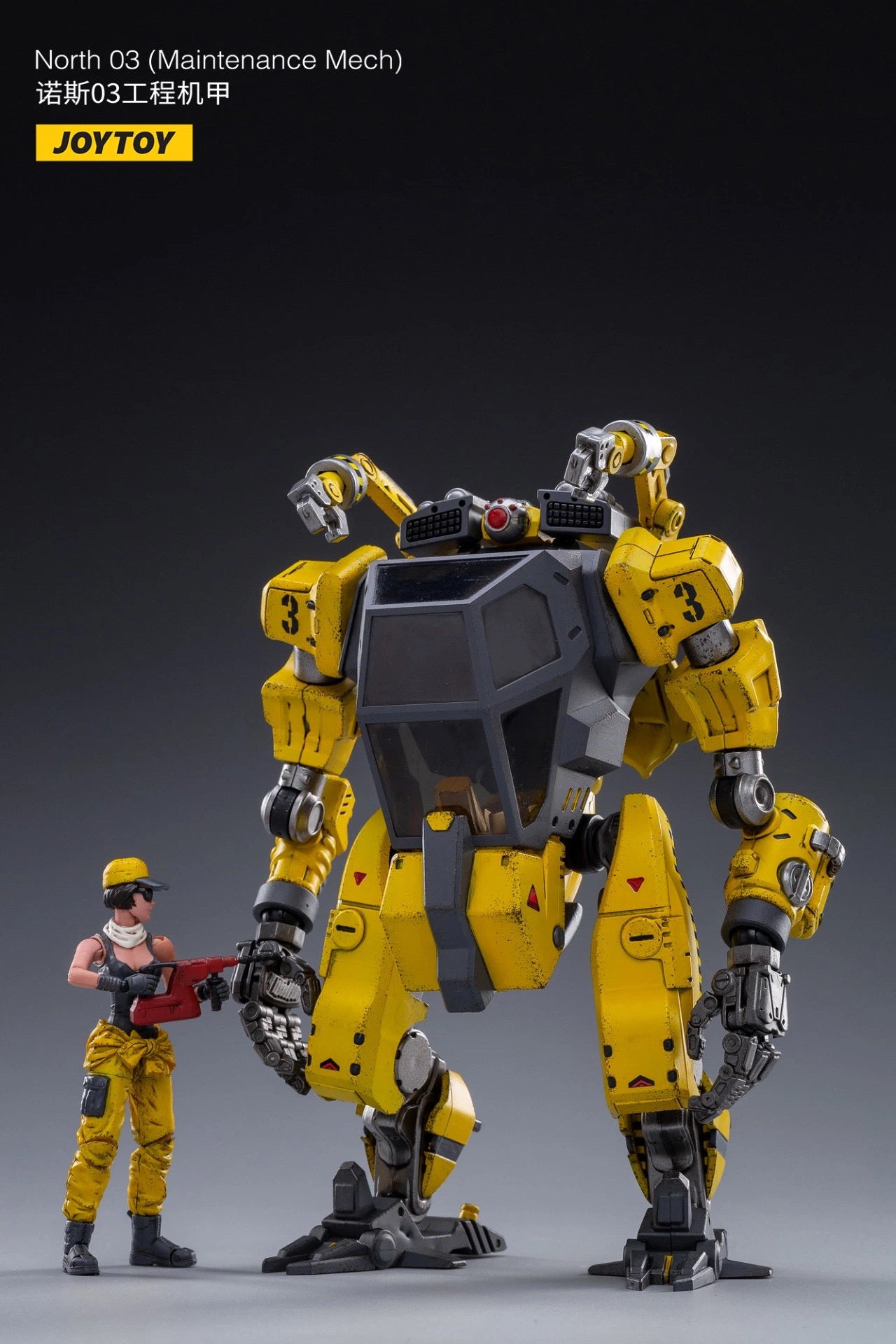 JOYTOY 1/18 Scale Mecha NOS-03 Anime Action Figure - Collectible Robot Model for Display & Maintenance Scenes | Perfect for Anime Fans & Model Collectors