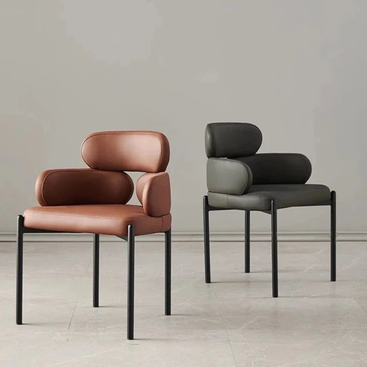 Italian Minimalist Designer Dining Chair - Modern Wooden Dining Room Chair for Kitchen, Restaurant & Home Decor - Elegant & Comfortable Seating Solution